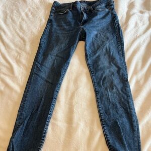 Abercrombie distressed skinny jeans